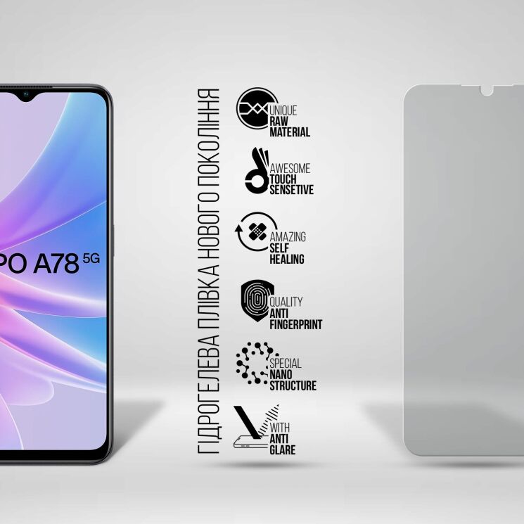 Защитная пленка на экран ArmorStandart Matte для OPPO A78 / A58: фото 2 из 5