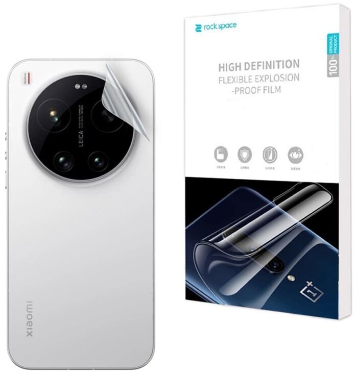 Защитная пленка на заднюю панель RockSpace Explosion-Proof SuperClear для Xiaomi 17 Ultra: фото 1 из 9