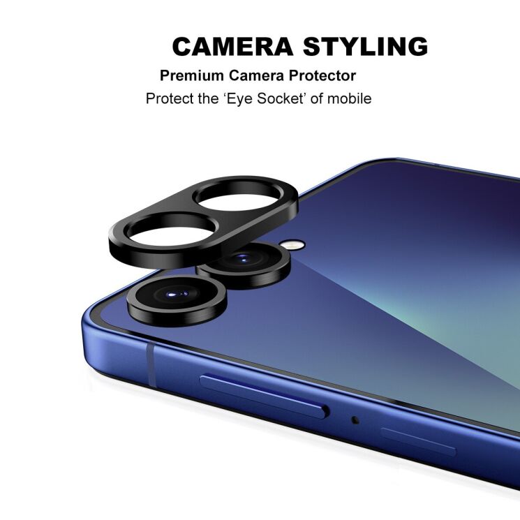 Защитная рамка IMAK Camera Styling для Samsung Galaxy Flip 7 / Flip 8 - Black (383981B) Защитная рамка IMAK Camera Styling для Samsung Galaxy Flip 7 / Flip 8 - Black: фото 3 из 8