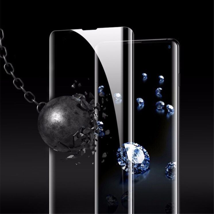 Защитное стекло AMORUS 3D Curved UV для Samsung Galaxy S10 (G973) (с лампой UV): фото 9 из 12