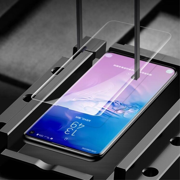 Защитное стекло AMORUS 3D Curved UV для Samsung Galaxy S10 (G973) (с лампой UV): фото 10 из 12