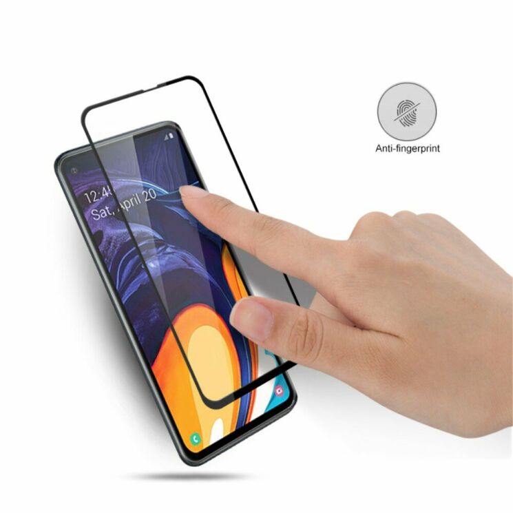 Защитное стекло AMORUS Full Glue Tempered Glass для Samsung Galaxy A60 (A605) - Black: фото 3 из 7