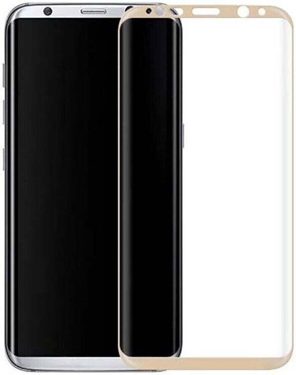 Захисне скло ArmorStandart 3D Curved для Samsung Galaxy S8 (G950) - Gold: фото 1 з 2