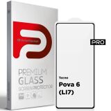 Защитное стекло ArmorStandart Pro 5D для TECNO Pova 6 - Black: фото 1 из 6