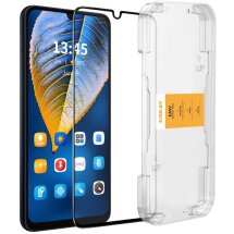 Защитное стекло ENKAY Easy Install Full Glue для Xiaomi Redmi 14C / Redmi A4 5G / Poco C75 - Black: фото 1 из 9