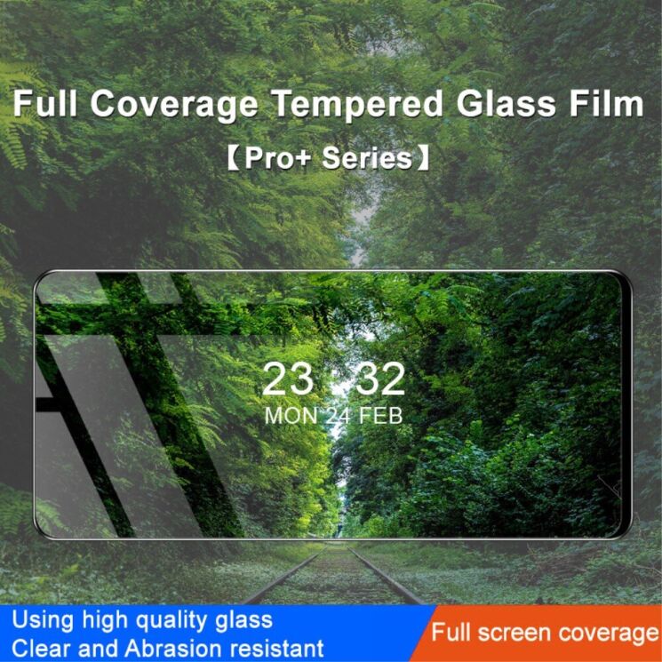 Защитное стекло IMAK 5D Pro+ Full Glue для Realme C55 - Black: фото 3 из 9
