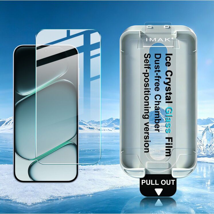 Защитное стекло IMAK Ice Crystal Glass для OnePlus Nord CE6: фото 4 из 13