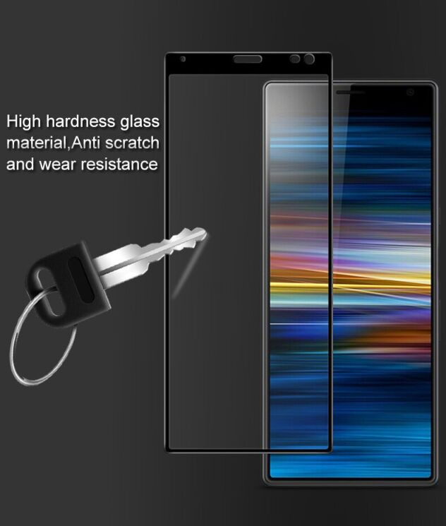 Защитное стекло IMAK Pro+ Full Coverage для Sony Xperia 10 Plus - Black: фото 10 из 17