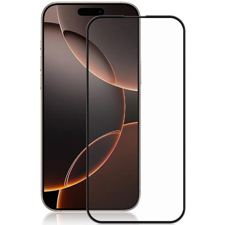 Защитное стекло MOCOLO 5D Curved Full Glue для Apple iPhone 17 Pro Max - Black: фото 1 из 7