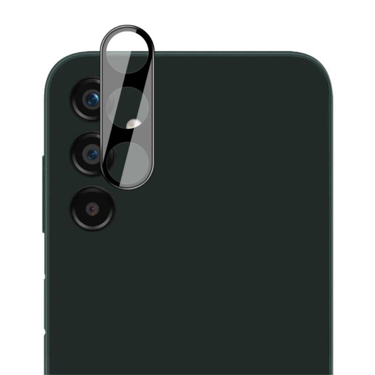 Защитное стекло на камеру IMAK Black Glass Lens для Samsung Galaxy A25 (A256) - Black: фото 3 из 13