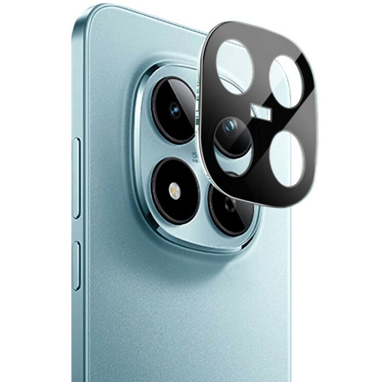 Защитное стекло на камеру IMAK Black Glass Lens для Xiaomi Redmi Note 15 Pro - Black: фото 1 из 7