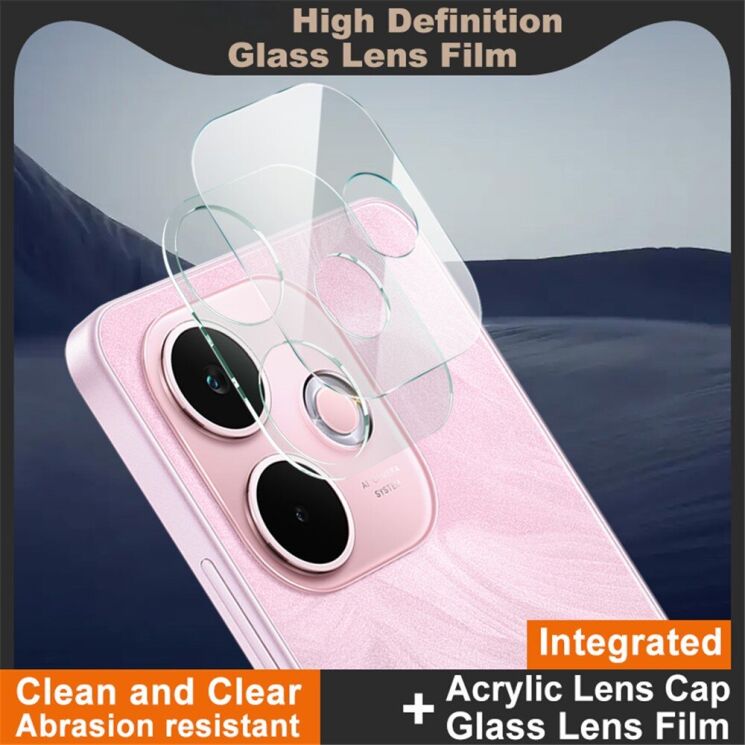 Защитное стекло на камеру IMAK Integrated Lens Protector для OPPO A5 Pro (4G/5G): фото 3 из 5