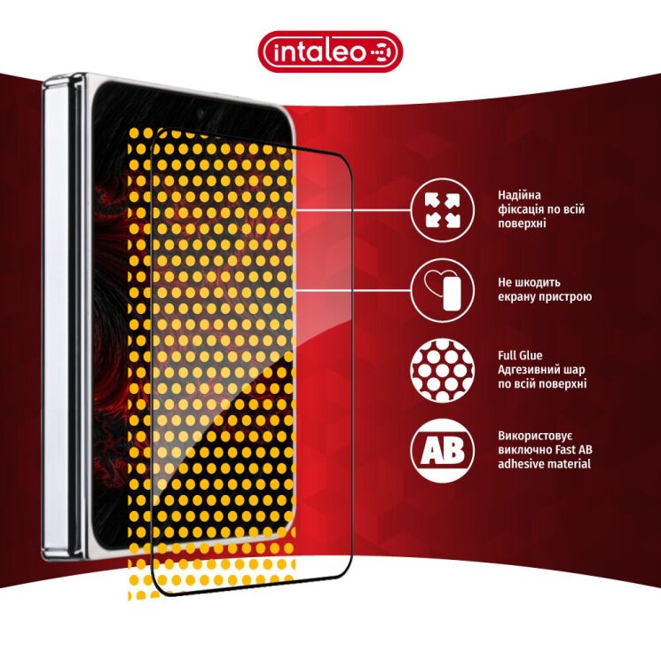Захисне скло на зовнішній дисплей Intaleo Full Glue OD для iPhone Duo - Black (435056B) Захисне скло на зовнішній дисплей Intaleo Full Glue OD для iPhone Duo - Black: фото 8 з 9