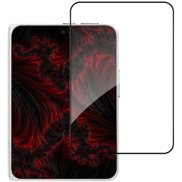 Захисне скло на зовнішній дисплей Intaleo Full Glue OD для iPhone Duo - Black (435056B) Захисне скло на зовнішній дисплей Intaleo Full Glue OD для iPhone Duo - Black: фото 2 з 9