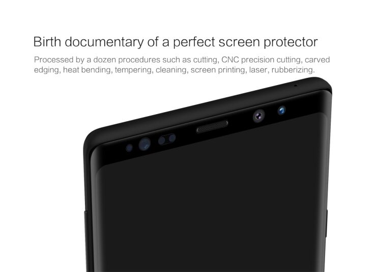 Захисне скло NILLKIN 3D CP+ MAX для Samsung Galaxy Note 9 - Black: фото 11 з 16