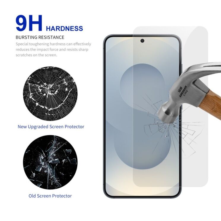 Захисне скло RURIHAI Clear Glass для Samsung Galaxy S25 Edge (S937): фото 3 з 8