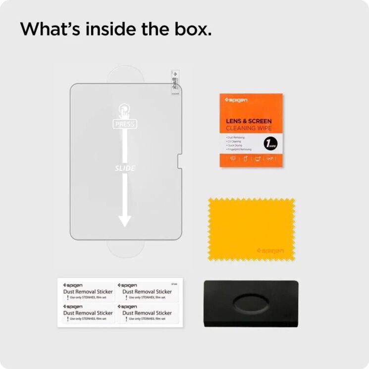 Захисне скло Spigen (SGP) Screen Protector Glas.tR SLIM (FT) для iPad 10.9 (2022) / iPad 11 (2025): фото 6 з 6