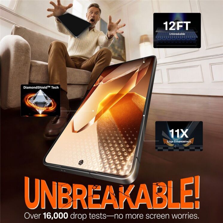 Захисне скло TORRAS GlassGo для Samsung Galaxy S26 Ultra: фото 3 з 6