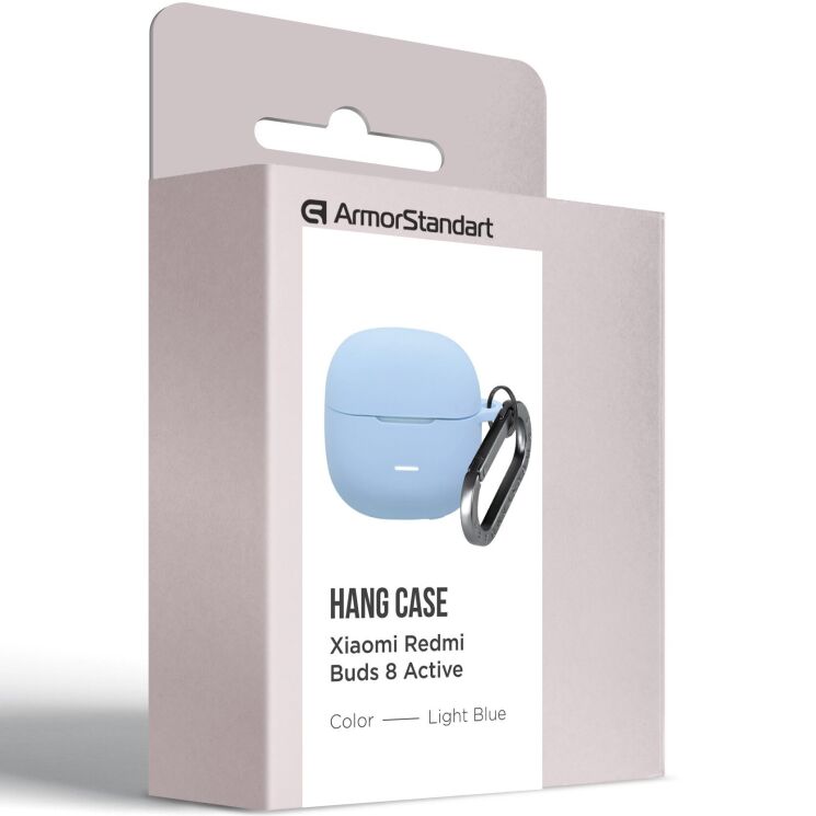 Защитный чехол ArmorStandart Hang Case для Xiaomi Redmi Buds 8 Active - Light Blue: фото 2 из 3