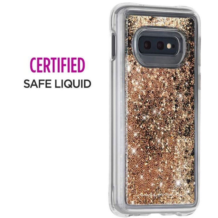 Захисний чохол Case-Mate Waterfall Glitter для Samsung Galaxy S10e (G970) CM038512 - Gold: фото 6 з 6