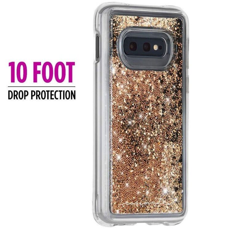Захисний чохол Case-Mate Waterfall Glitter для Samsung Galaxy S10e (G970) CM038512 - Gold: фото 5 з 6
