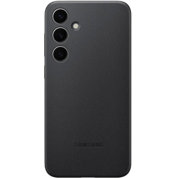 Защитный чехол Copiex Leather Cover для Samsung Galaxy S24 Plus (S926) - Black: фото 1 из 5
