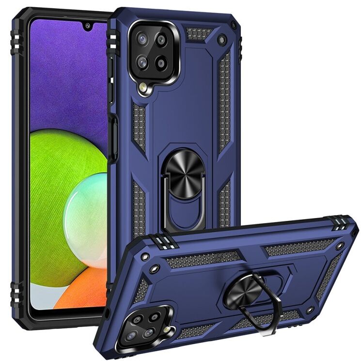 Защитный чехол Deexe Armor Case для Samsung Galaxy A22 (A225) - Blue: фото 1 из 8