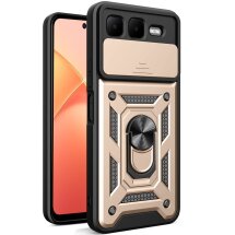 Захисний чохол Deexe Armor Shield для Infinix Smart 10 Plus - Gold: фото 1 з 9