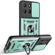 Защитный чехол Deexe Armor Shield для Motorola Moto G15 - Green: фото 1 из 9