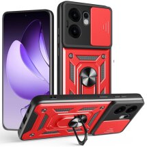 Защитный чехол Deexe Armor Shield для OPPO Reno 13 F/FS 5G - Red: фото 1 из 8