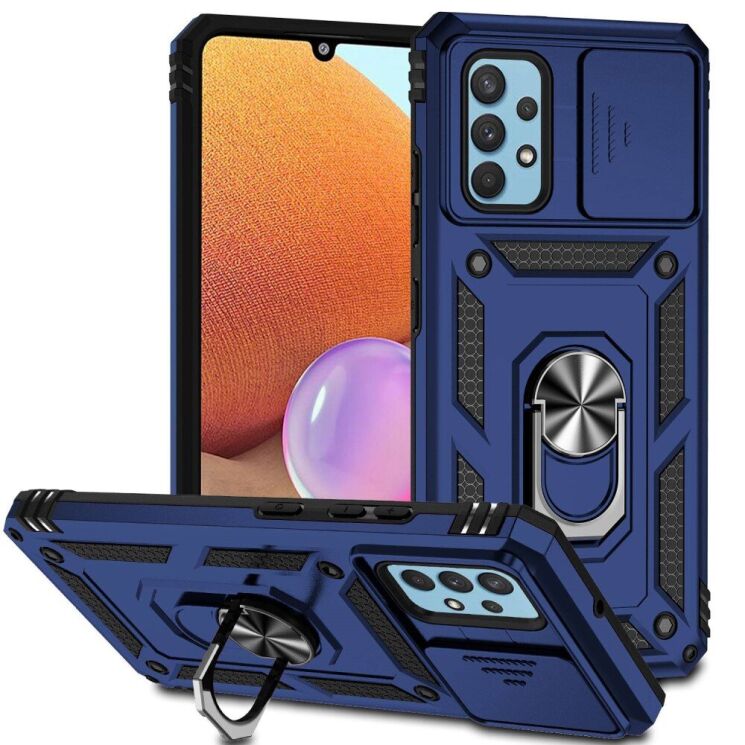 Защитный чехол Deexe Armor Shield для Samsung Galaxy A32 (А325) - Blue: фото 1 из 9