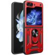 Защитный чехол Deexe Armor Shield (FF) для Samsung Galaxy Flip 6 - Red (357519R)