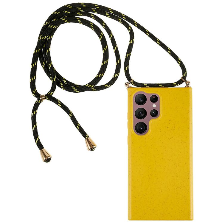 Защитный чехол Deexe Astra Case для Samsung Galaxy S26 Ultra - Yellow: фото 1 из 6