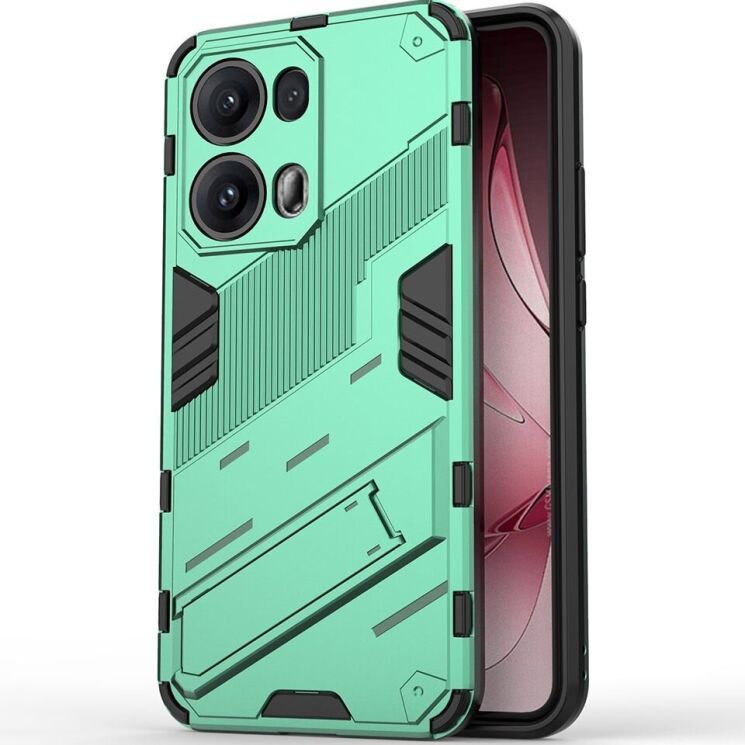 Захисний чохол Deexe Bibercas для OPPO Reno 13 Pro 5G - Green: фото 2 з 7