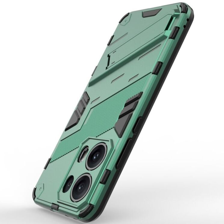 Захисний чохол Deexe Bibercas для OPPO Reno 13 Pro 5G - Green: фото 4 з 7