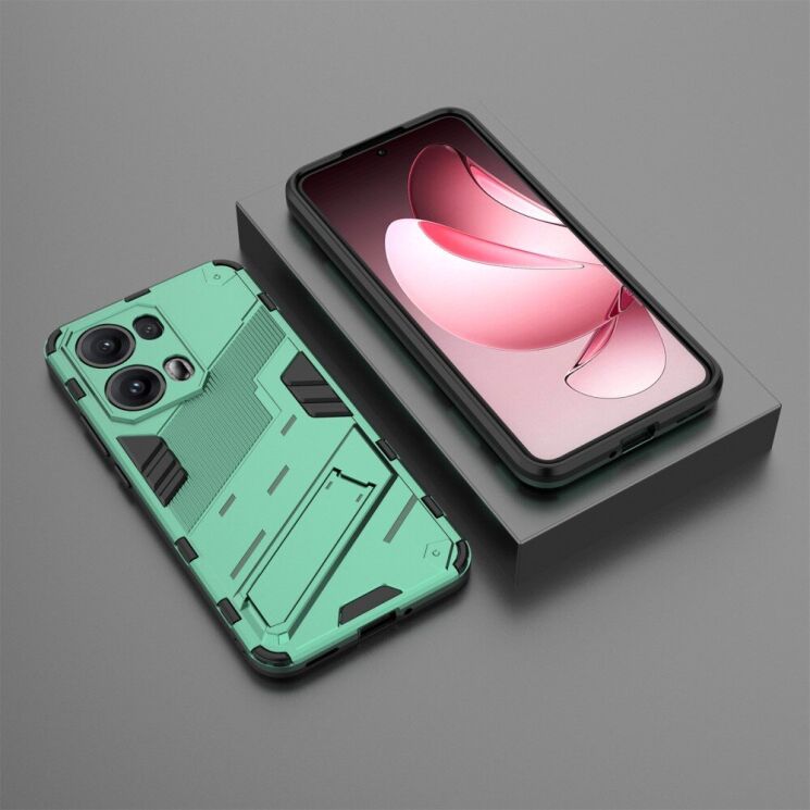 Захисний чохол Deexe Bibercas для OPPO Reno 13 Pro 5G - Green: фото 6 з 7