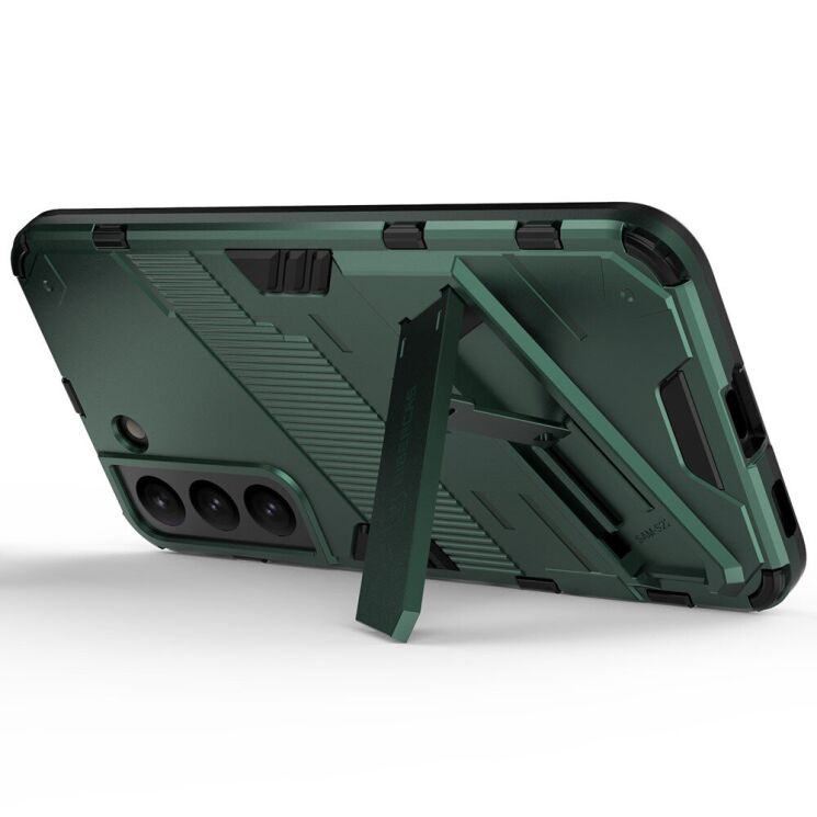 Защитный чехол Deexe Bibercas для Samsung Galaxy S22 (S901) - Green: фото 4 из 8