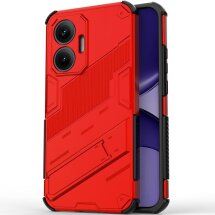 Защитный чехол Deexe Bibercas для Xiaomi Poco F7 - Red: фото 1 из 6