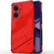 Защитный чехол Deexe Bibercas для Xiaomi Poco F7 - Red (381114R). Фото 1 из 6