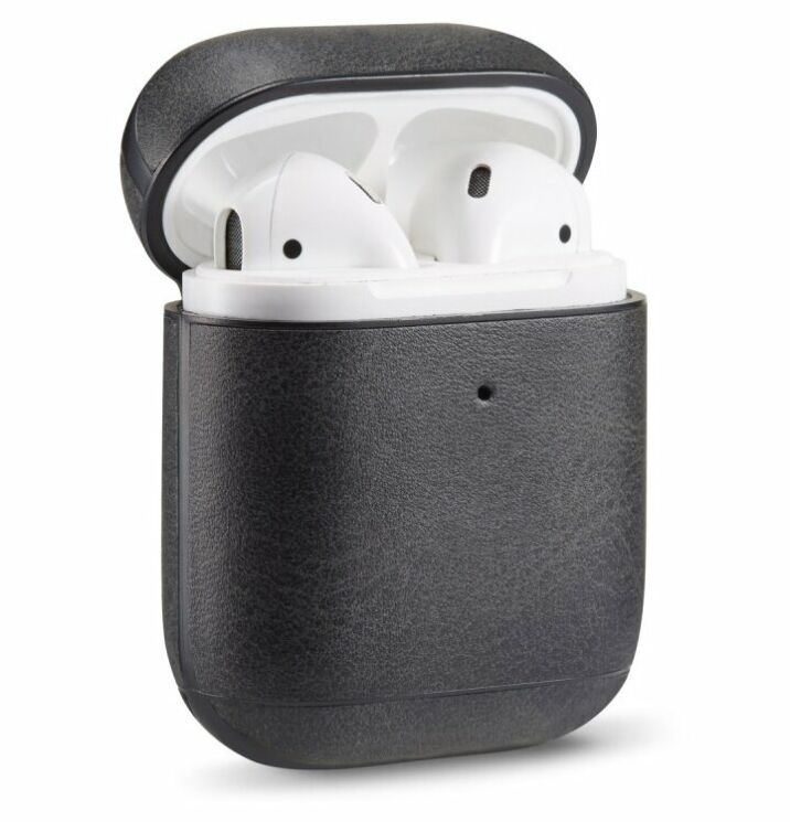 Защитный чехол Deexe Classic Case для Apple AirPods 1 / 2 - Black: фото 1 из 10