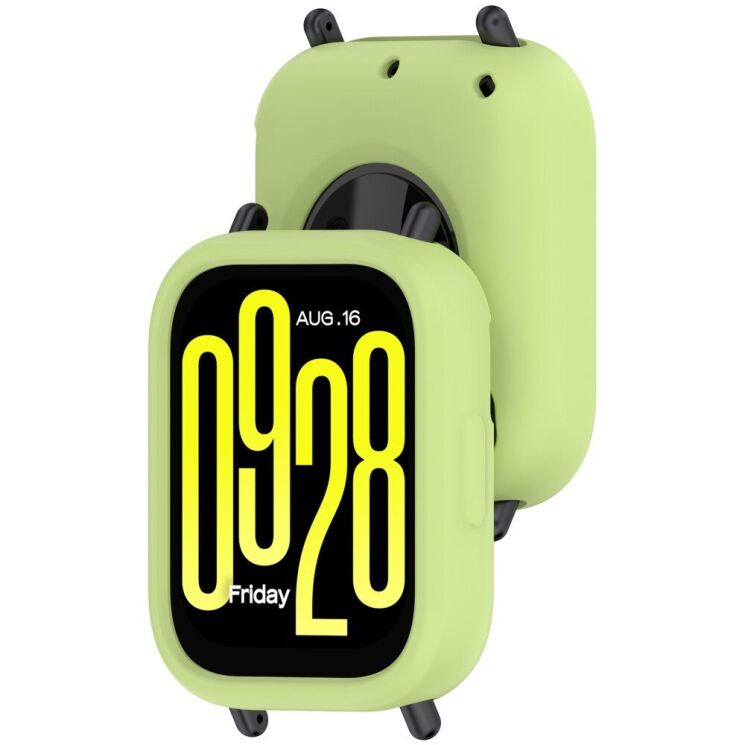Защитный чехол Deexe Color Frame для Xiaomi Redmi Watch 5 Active - Lime: фото 6 из 8