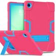 Защитный чехол Deexe Color Kickstand для Samsung Galaxy Tab A11 Plus (X230/236) - Rose / Blue (401614RL)