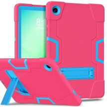 Защитный чехол Deexe Color Kickstand для Samsung Galaxy Tab A11 Plus (X230/236) - Rose / Blue: фото 1 из 7