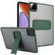 Защитный чехол Deexe Crystal Kickstand для Xiaomi Pad 7 / 7 Pro - Green (369027G). Фото 1 из 10
