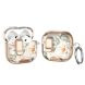 Захисний чохол Deexe Crystal Lock для AirPods 4 - Transparent Rose (364456M). Фото 1 з 9