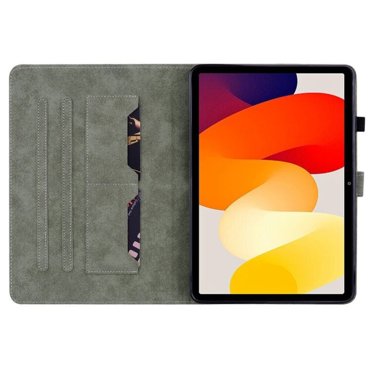 Захисний чохол Deexe Cute Tiger для Xiaomi Redmi Pad SE - Grey: фото 2 з 9