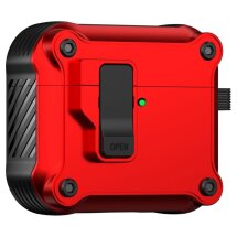 Защитный чехол Deexe Defender Armor для Apple AirPods 4 - Red: фото 1 из 7
