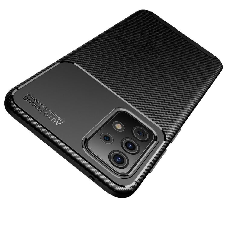 Захисний чохол Deexe Fusion для Samsung Galaxy A52 (A525) / A52s (A528) - Black: фото 3 з 11