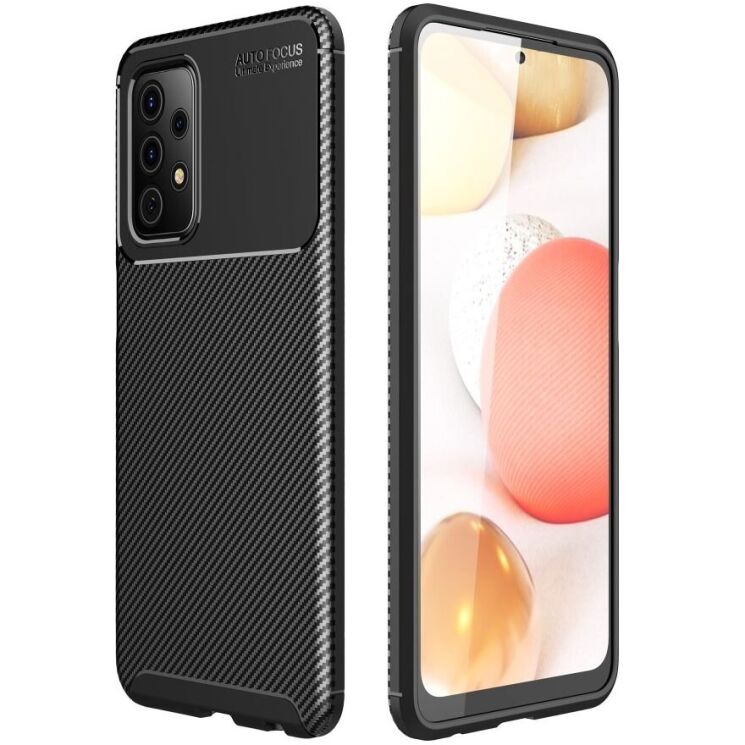 Захисний чохол Deexe Fusion для Samsung Galaxy A52 (A525) / A52s (A528) - Black: фото 1 з 11