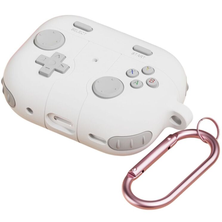 Защитный чехол Deexe Game Console для AirPods Pro 3 - White: фото 1 из 8